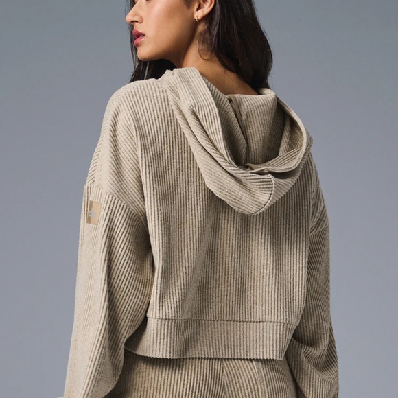 Alo Muse Hoodie in Gravel Heather, XS - Picture 1 of 5